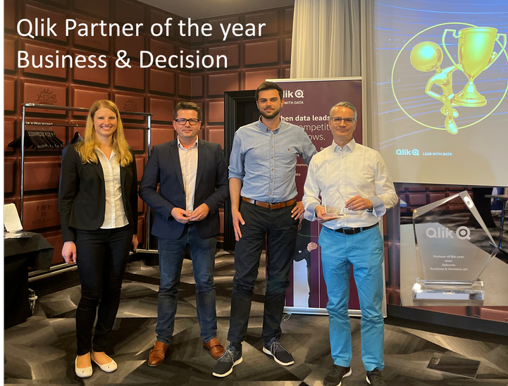 Qlik partner of the year for Business and Decision 2022